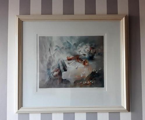 litho van Willem Haenraets  : Like a song, Antiek en Kunst, Kunst | Litho's en Zeefdrukken, Ophalen