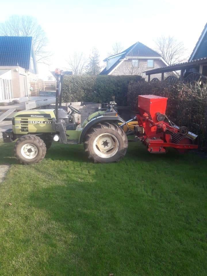 minitrekker met zaaimachine, Tuin en Terras, Gras en Kunstgras, Nieuw, 20 m² of meer, Ophalen