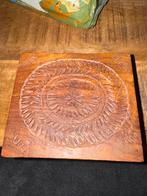 Vintage houten sigarenkist Willem II Olinda – handgesneden, Verzamelen, Ophalen of Verzenden, Zo goed als nieuw, Tabaksdoos of Verpakking