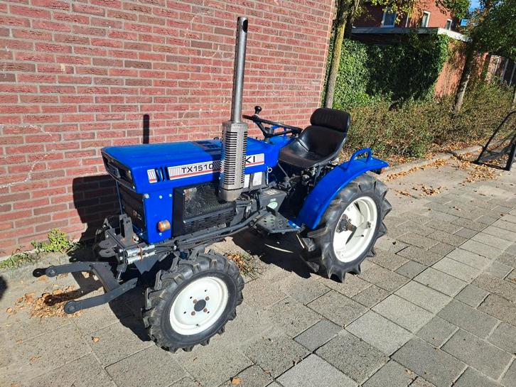 Iseki tx 1510  met fronthef kubota, Tuin en Terras, Zitmaaiers, Gebruikt, Ophalen of Verzenden