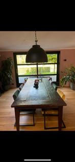 Rustieke landelijke familie eettafel 300cm lang, Antiek en Kunst, Ophalen of Verzenden