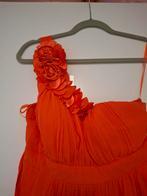 Rode Galajurk met Bloemen Accent, Kleding | Dames, Gelegenheidskleding, Maat 38/40 (M), Galajurk, Ophalen of Verzenden, Rood