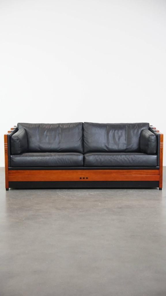 Art Deco Schuitema 2.5 zits design bank model Baldwin, Huis en Inrichting, Banken | Bankstellen, Gebruikt, Rechte bank, Tweepersoons