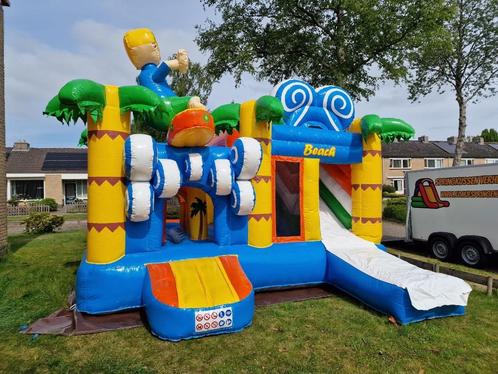 Springkussen multiplay beach, Hobby en Vrije tijd, Feestartikelen | Verhuur, Zo goed als nieuw, Overige, Ophalen of Verzenden