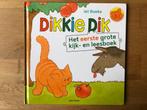 Dikkie Dik - Het eerste grote kijk- en leesboek - Jet Boeke, Ophalen of Verzenden, Zo goed als nieuw, Jet Boeke, Voorleesboek