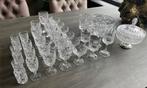 Kristal servies - glazen - 34 delig, Verzamelen, Glas en Borrelglaasjes, Overige typen, Zo goed als nieuw, Ophalen