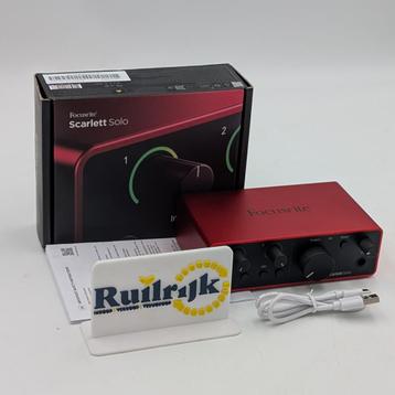 Focusrite Scarlett Solo 4th Gen interface - Zgan beschikbaar voor biedingen