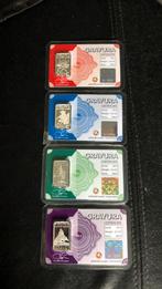 Setje Gravura Creditcard Baartjes, Postzegels en Munten, Edelmetalen en Baren, Verzenden, Zilver