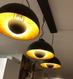Set Hanglampen 3-in-1 Goud/Zwart, Huis en Inrichting, Ophalen, Zo goed als nieuw, Metaal, Minder dan 50 cm