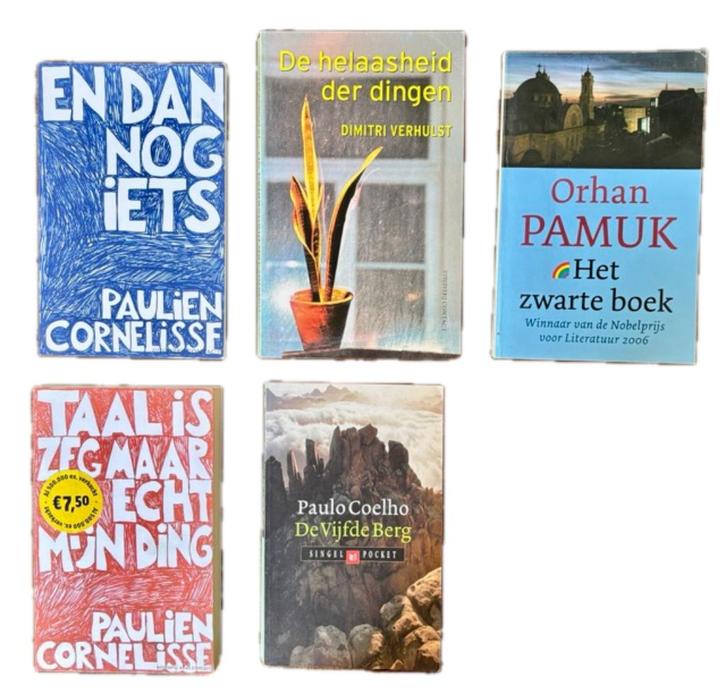 Paulo Coelho, Dimitri Verhulst, Orhan Pamuk, Boeken, Literatuur, Gelezen, Nederland, Ophalen of Verzenden
