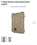 Fstop Dalston rugtas - groen - nieuw, 30 cm of meer, Ophalen of Verzenden, Groen, Nieuw