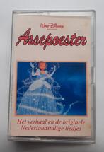 Walt Disney Assepoester Cassette bandje uit 1992, Cd's en Dvd's, Cassettebandjes, Gebruikt, Kinderen en Jeugd, 1 bandje, Ophalen of Verzenden