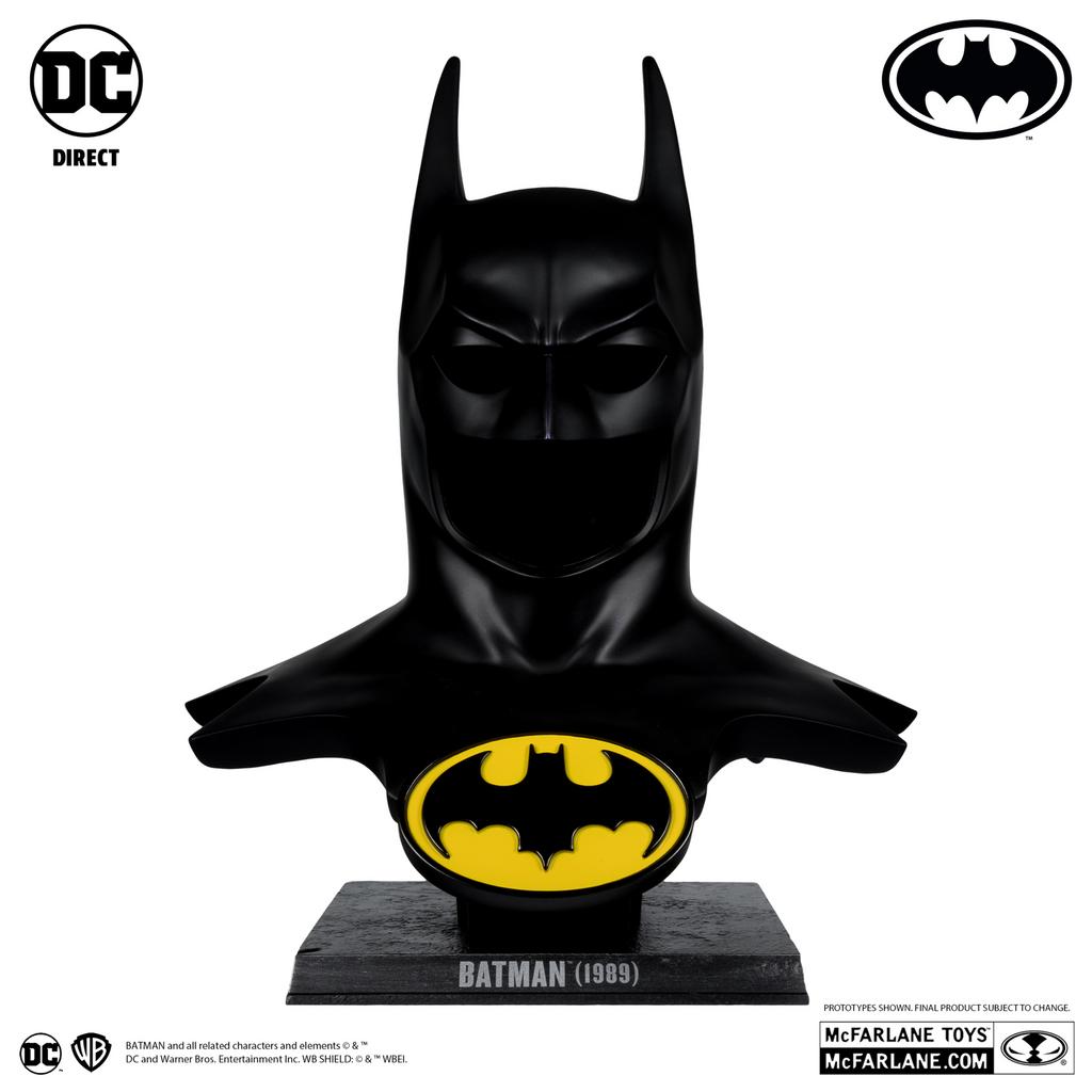 GEZOCHT: McFarlane DC Direct Batman 1989 Cowl 1:1 Replica, Ophalen of Verzenden, Nieuw, Film, Beeldje, Replica of Model