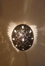 Oosterse filligrain wandlamp, Huis en Inrichting, Lampen | Wandlampen, Ophalen of Verzenden, Zo goed als nieuw, Glas, Oosters filligrain