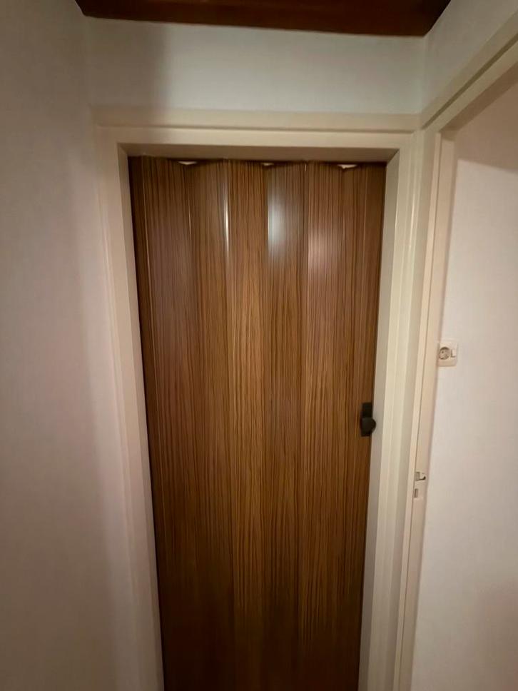 Antieke Vouwdeur - Standaard Frame, Doe-het-zelf en Verbouw, Deuren en Horren, Gebruikt, Binnendeur, 200 tot 215 cm, 80 tot 100 cm