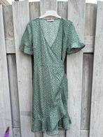 ONLY groene (wikkel)jurk met bloemenprint, maat 36, Only, Ophalen of Verzenden, Maat 36 (S), Gedragen