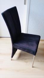 Eetkamerstoelen 6 stoelen leder, Huis en Inrichting, Stoelen, Ophalen, Gebruikt, Zwart, Vijf, Zes of meer stoelen