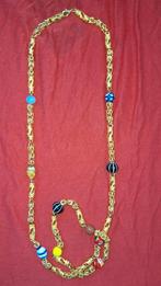 Ala kondre ketting 18 karaat goud plated, Sieraden, Tassen en Uiterlijk, Kettingen, Ophalen of Verzenden, Nieuw, Goud