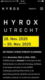 Gezocht: Ticket Hyrox Utrecht Women Pro, Eén persoon
