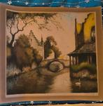 Julien Celos – Gesigneerde ets kanaal met boogbrug 163/350, Antiek en Kunst, Kunst | Etsen en Gravures, Ophalen of Verzenden
