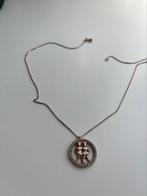 Dames ketting rosegoud sterrenbeeld tweelingen, Met hanger, Overige kleuren, Ophalen of Verzenden, Zo goed als nieuw