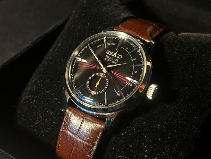Seiko espresso martini presage, Sieraden, Tassen en Uiterlijk, Sporthorloges, Zo goed als nieuw, Zilver, Ophalen of Verzenden