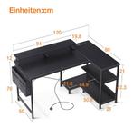 L-Vormig Bureau met USB - Gamer Bureau, Huis en Inrichting, Bureaus, Ophalen, Zo goed als nieuw, Bureau