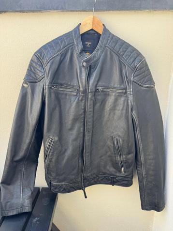 leren jas SuperDry maat L (nieuw) beschikbaar voor biedingen