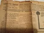 ELFSTEDENTOCHT ZATERDAG 13 FEBR.1929 LEEUWARDER COURANT, Ophalen of Verzenden, Gebruikt