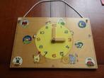 Houten KLOKPLATEAU 40x27 cm, merk Janbibejan, Kinderen en Baby's, Speelgoed | Houten speelgoed, Ophalen, Zo goed als nieuw, Overige typen