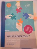 Wat is onderzoek? Nel Verhoeven - 6e druk, Ophalen of Verzenden, Zo goed als nieuw, Nel Verhoeven
