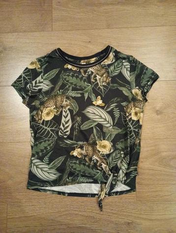 Mooi groen/zwart T-shirt mt 146/152 beschikbaar voor biedingen