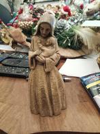 Houten beeldje Maria met kind, Verzamelen, Ophalen of Verzenden