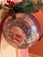 Grote Kerstbal met Print - 20 cm, Diversen, Verzenden, Zo goed als nieuw