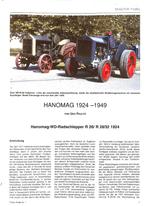 Hanomag, Profile 1  1924-1949, Verzenden, Gelezen, Udo Paulitz, Tractor en Landbouw