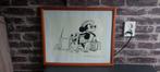 Disney Zeefdruk Mickey Mouse & Pluto - IKEA Art Group, Antiek en Kunst, Ophalen of Verzenden
