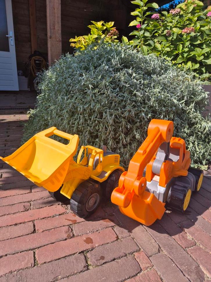 2 Stoere Speel Gravers, Kinderen en Baby's, Speelgoed | Speelgoedvoertuigen, Gebruikt, Ophalen