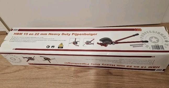 HBM 15 en 22 mm Heavy Duty pijpenbuiger, 72 cm, ongebruikt, Doe-het-zelf en Verbouw, Gereedschap | Overige machines, Nieuw, Ophalen of Verzenden