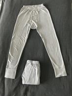 2 lange Thermische onderbroeken voor heren met gulp maat L, Ophalen of Verzenden, Grijs, Overige typen