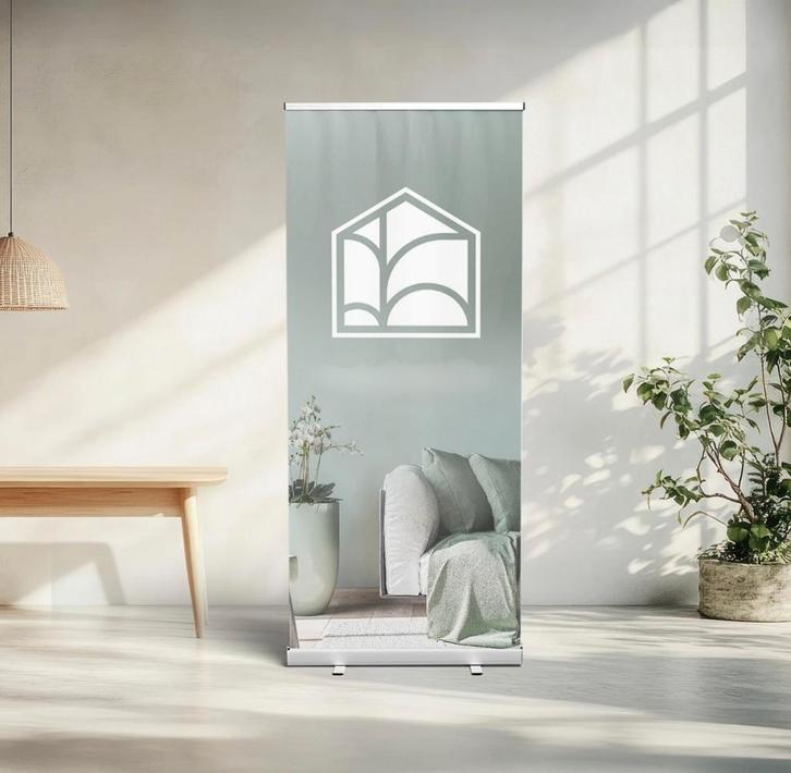 Rollup banners 3x, Huis en Inrichting, Stoffering | Behang, Grijs, minder dan 10 m², Ophalen