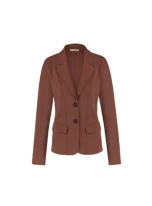 Studio Anneloes Bright bonded Blazer mocha S, Kleding | Dames, Jasjes, Kostuums en Pakken, Zo goed als nieuw, Jasje, Maat 36 (S)