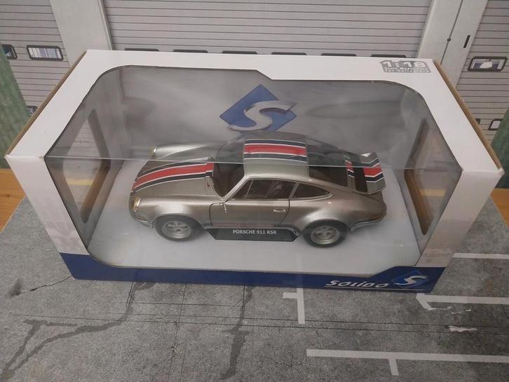 ZELDZAAM: Porsche 911 rsr backdated outlaw, Hobby en Vrije tijd, Modelauto's | 1:18, Nieuw, Auto, Solido, Ophalen of Verzenden
