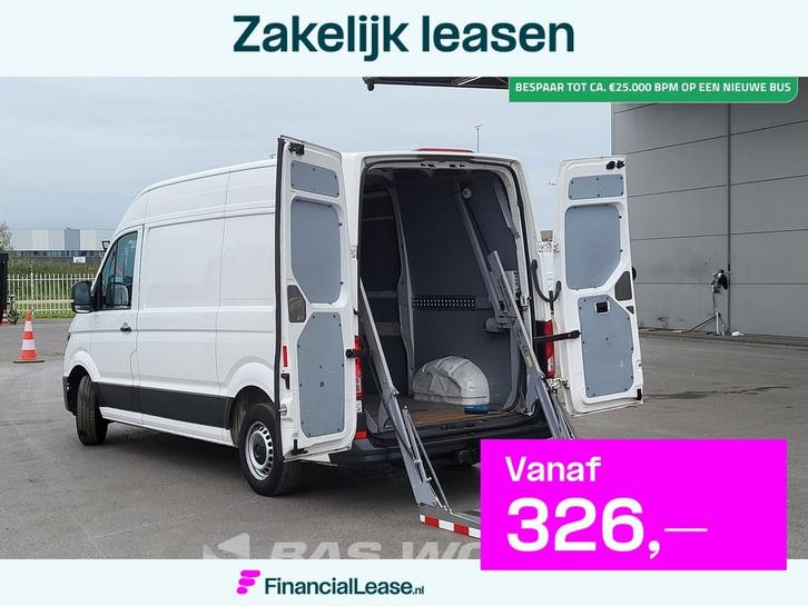 Volkswagen Crafter Easy Loader 500KG L3H3 Trekhaak Airco Cru, Auto's, Bestelauto's, Bedrijf, Lease, Financial lease, Airconditioning