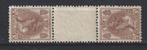 NVPH 61 C Postfris tete beche keerdruk 1924 MET CERTIFICAAT, Postzegels en Munten, Postzegels | Nederland, Verzenden, T/m 1940