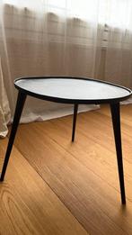 Zara Home, zwart bijzettafeltje, Minder dan 45 cm, Minder dan 55 cm, Metaal of Aluminium, Rond