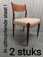FRISTHO Model D vintage stoel stoelen eetkamerstoel, Huis en Inrichting, Stoelen, Twee, Gebruikt, Vintage mid century jaren 40 50 60 design eetkamerstoelen