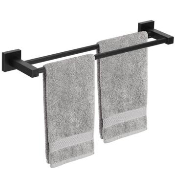 Handdoekrek | Handdoekrek Badkamer | 50 cm | Zwart  beschikbaar voor biedingen