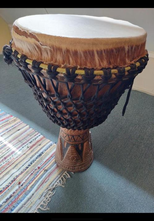 Djembe Afrikaanse trommel - in prijs verlaagd, Muziek en Instrumenten, Percussie, Gebruikt, Trommel, Ophalen