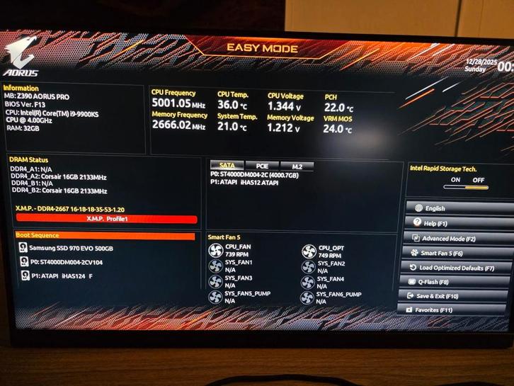 Gaming PC - Intel i9-9900KS, NVIDIA GeForce RTX 2060, Computers en Software, Desktop Pc's, Zo goed als nieuw, 4 Ghz of meer, HDD