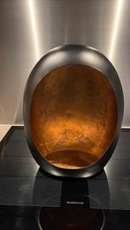 Windlicht, Huis en Inrichting, Woonaccessoires | Kandelaars en Kaarsen, Ophalen, Zwart, Zo goed als nieuw, Metaal